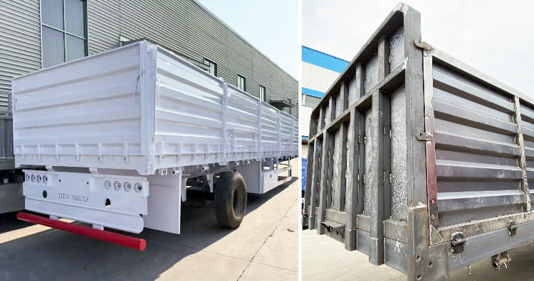Tri Axle Dropside Semi Grain Trailer for Sale in Zimbabwe