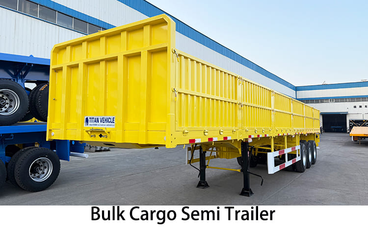 Bulk Cargo Sideboard Sidewall Semi Trailer Price for Sale in Zimbabwe