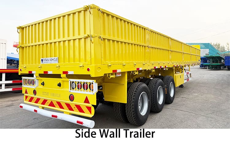 Bulk Cargo Sideboard Sidewall Semi Trailer Price for Sale in Zimbabwe