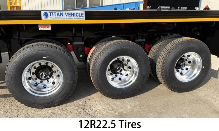 Tri Axle Heavy Duty Flatbed Semi Trailer for Sale in Guam