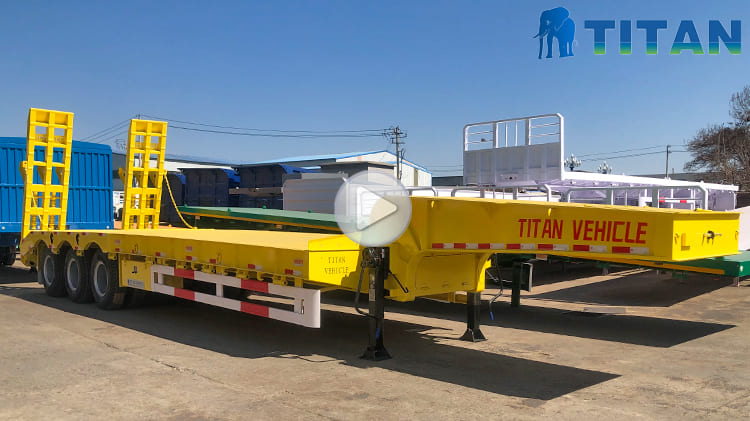 Low loader trailer|tri axle low loader truck for sale in Zambia