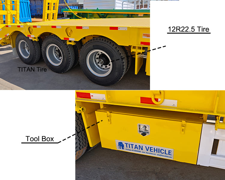 Low loader trailer|tri axle low loader truck for sale in Zambia