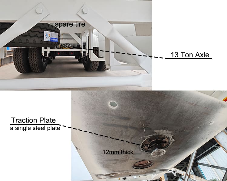 Oil Petrol Tanker Trailers Carbon Steel for sale in Tanzania