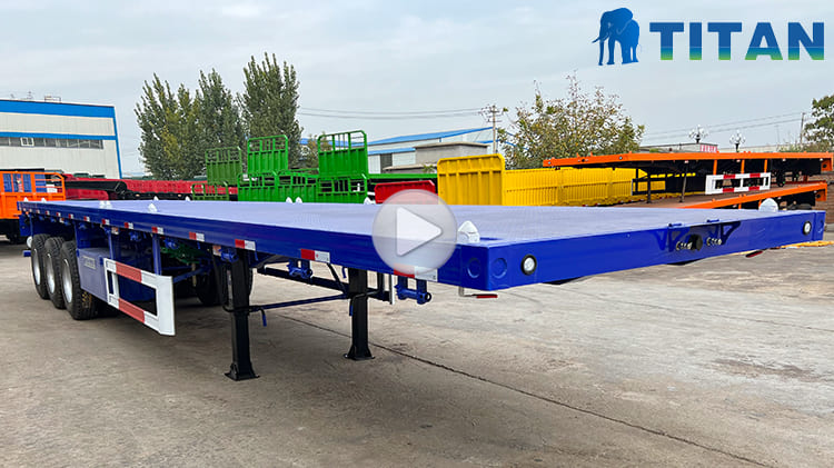 40 Ft Flatbed Trailer for Sale  China Flatbed Trailer Manufacturers in Tanzania