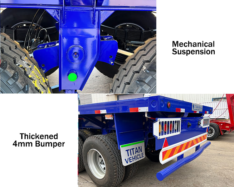 40 Ft Flatbed Trailer for Sale | China Flatbed Trailer Manufacturers in Tanzania