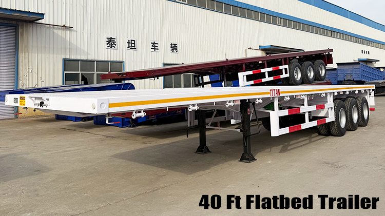 40 Foot Heavy Duty Semi Flatbed Trailers for Sale Price in Guyana