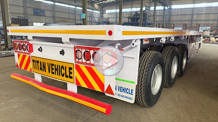 40 Foot Heavy Duty Semi Flatbed Trailers for Sale Price in Guyana