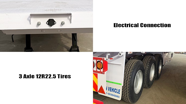 40 Foot Heavy Duty Semi Flatbed Trailers for Sale Price in Guyana