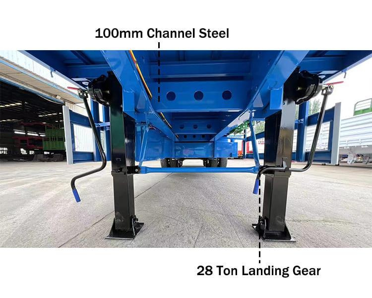 40 Foot Flatbed Semi Trailer for Sale | China Tri-Axle Semi Trailer near me