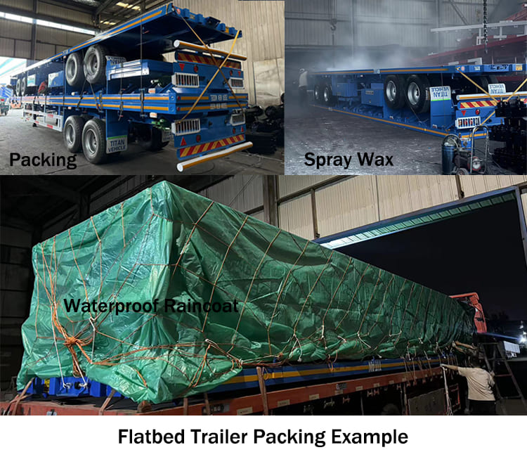 40 ft Tri Axle Flatbed Trailer for sale Prices in Cabinda Angola