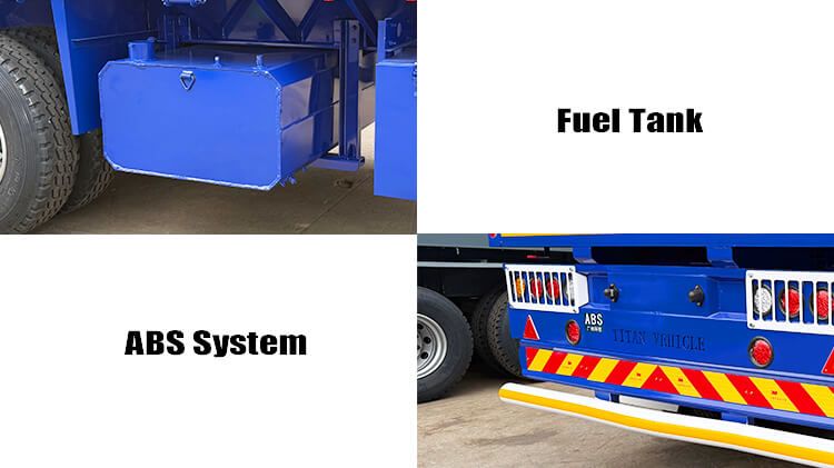 Titan 40 Ft Tri Axle Flatbed Trailers for Sale Cost in Guyana