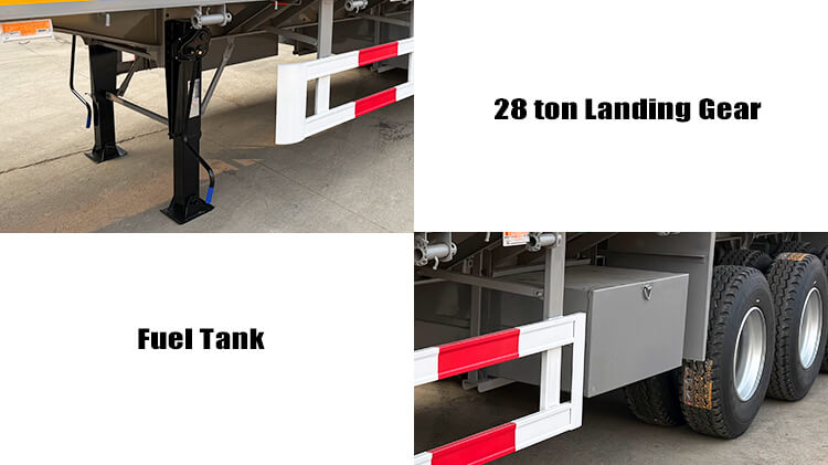 3 Axle 40ft Semi Flat Bed Trailers for Sale Near Me in Guyana