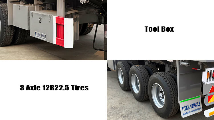 3 Axle 40ft Semi Flat Bed Trailers for Sale Near Me in Guyana
