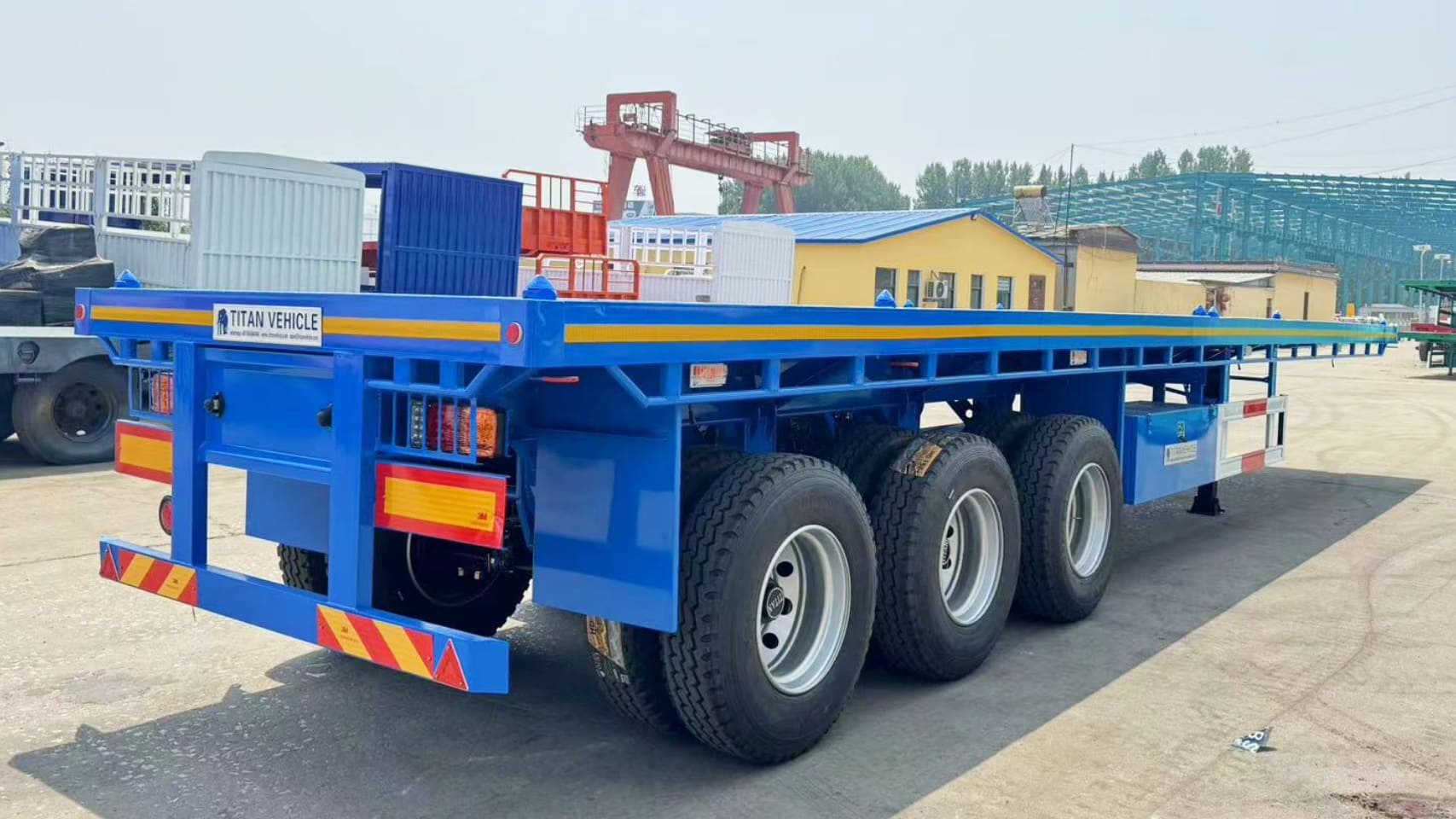 40 Feet 3 Axle Flatbed Trailer for Sale in Namibia luderitz