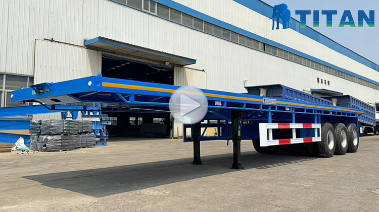40 Feet 3 Axle Flatbed Trailer for Sale in Namibia luderitz