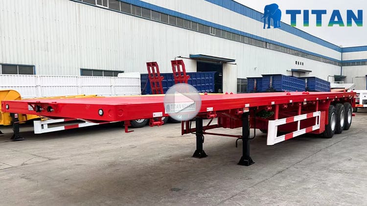 40 Flatbed Container Carrier Trailer for Sale in Dakar Senegal
