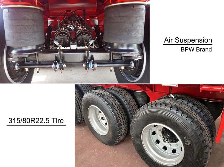 40 Flatbed Container Carrier Trailer for Sale in Dakar Senegal