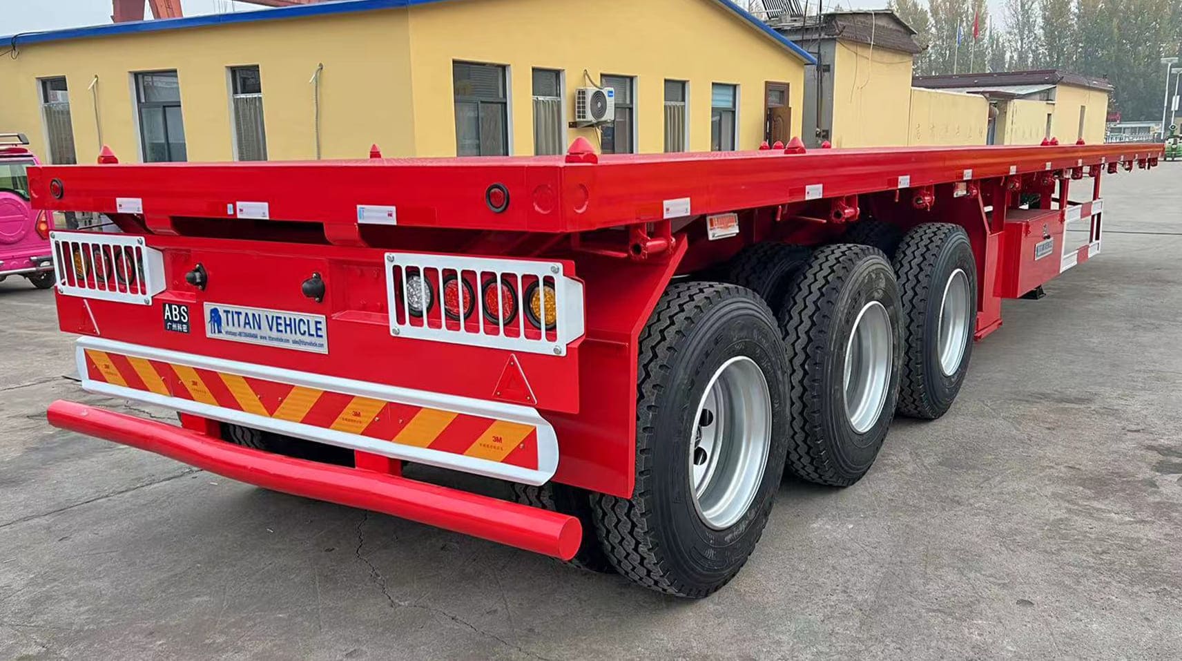 40 Flatbed Container Carrier Trailer for Sale in Dakar Senegal