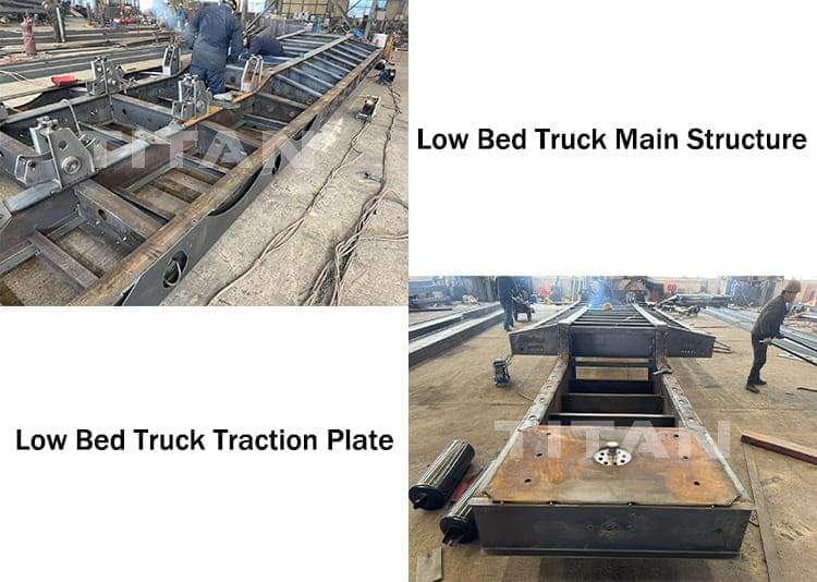 40 Feet Low Bed Trailer Truck manufacturers near me in Tanzania