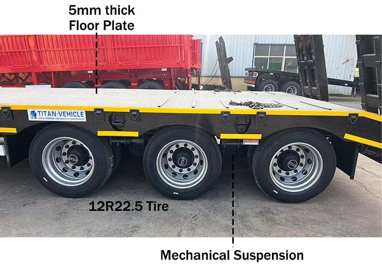 40 Feet Low Bed Trailer Truck manufacturers near me in Tanzania