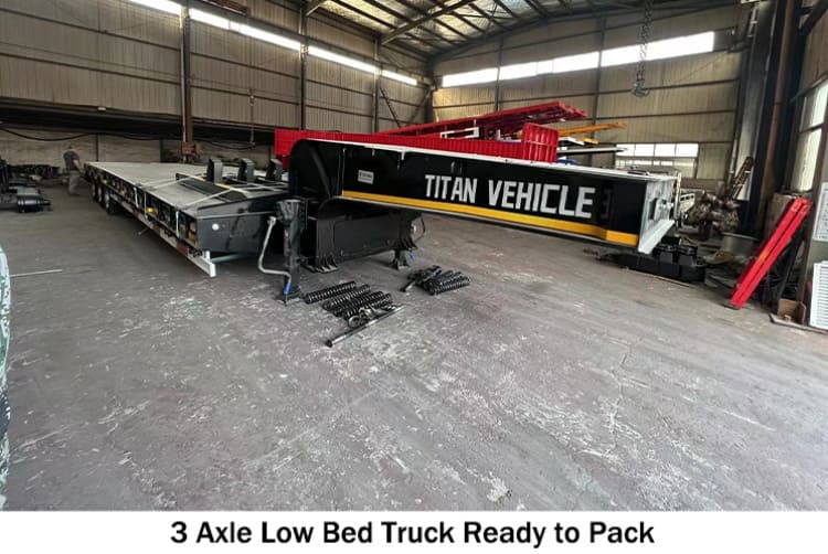 40 Feet Low Bed Trailer Truck manufacturers near me in Tanzania