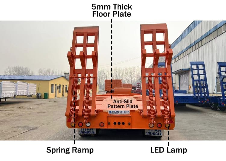 4 Axle 100T Lowbed for Sale in Rades Tunisia