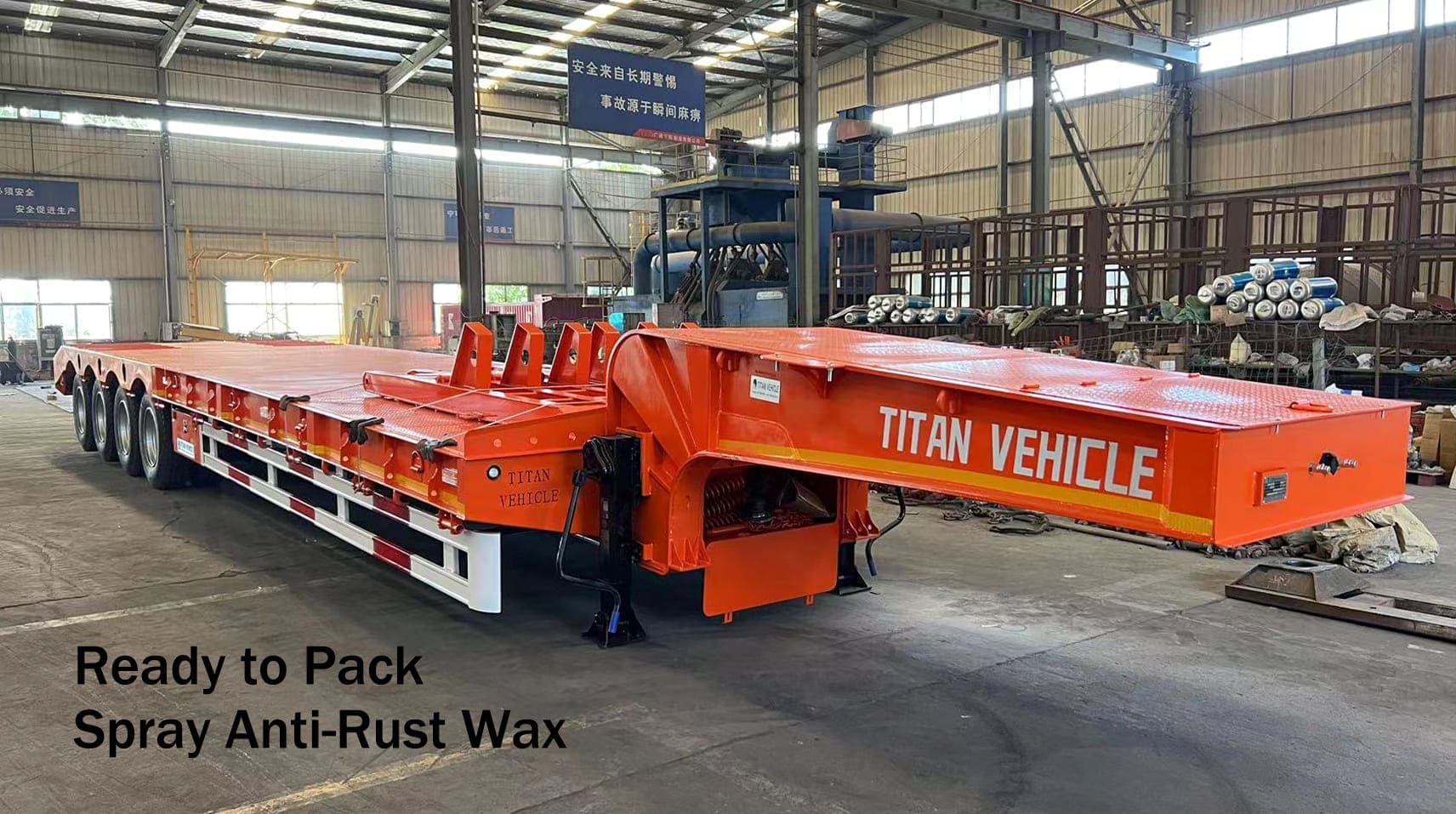 4 Axle 100T Lowbed for Sale in Rades Tunisia
