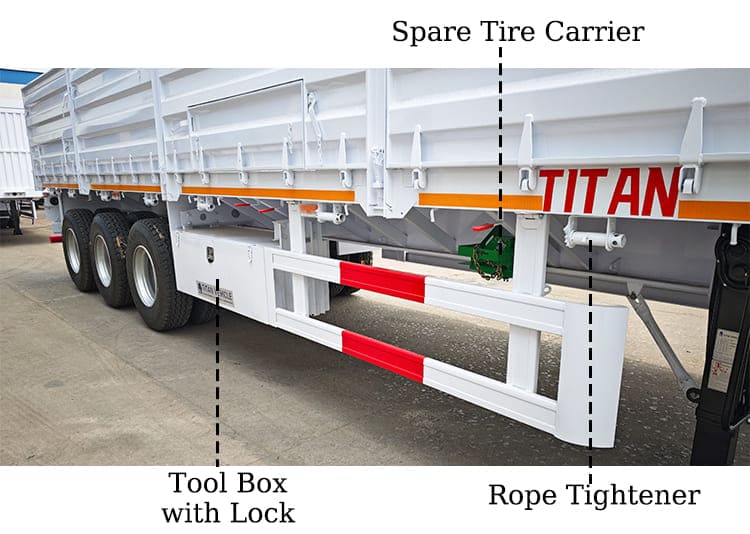 2025 China Removable Side Wall Trailer Near Me in Akassa Nigeria