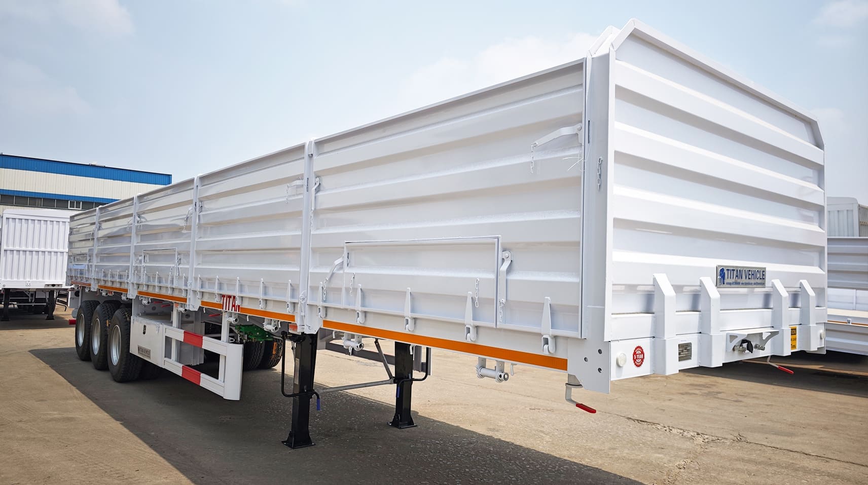 2025 China Removable Side Wall Trailer Near Me in Akassa Nigeria