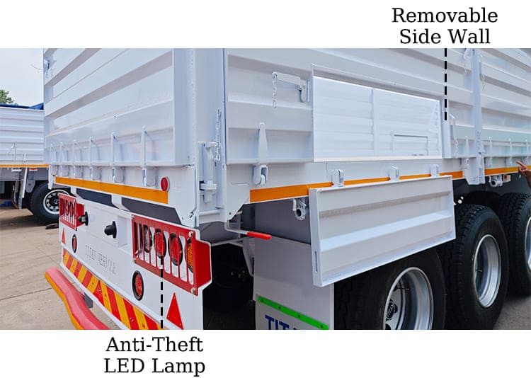 2025 China Removable Side Wall Trailer Near Me in Akassa Nigeria