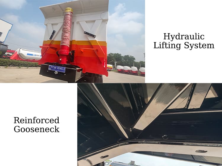 2025 New Tipper Trailer for Sale Near Me in Sierra Leone