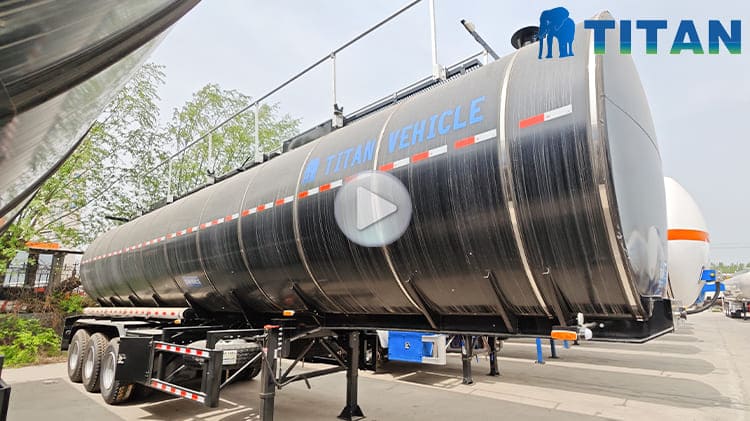2025 New Asphalt Tank Trailer for Sale in Uzbekistan Bukhara