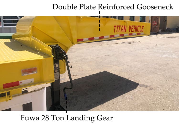 40 Feet 3 Axle Low Bed Trailer Price for Sale in Trinidad and Tobago