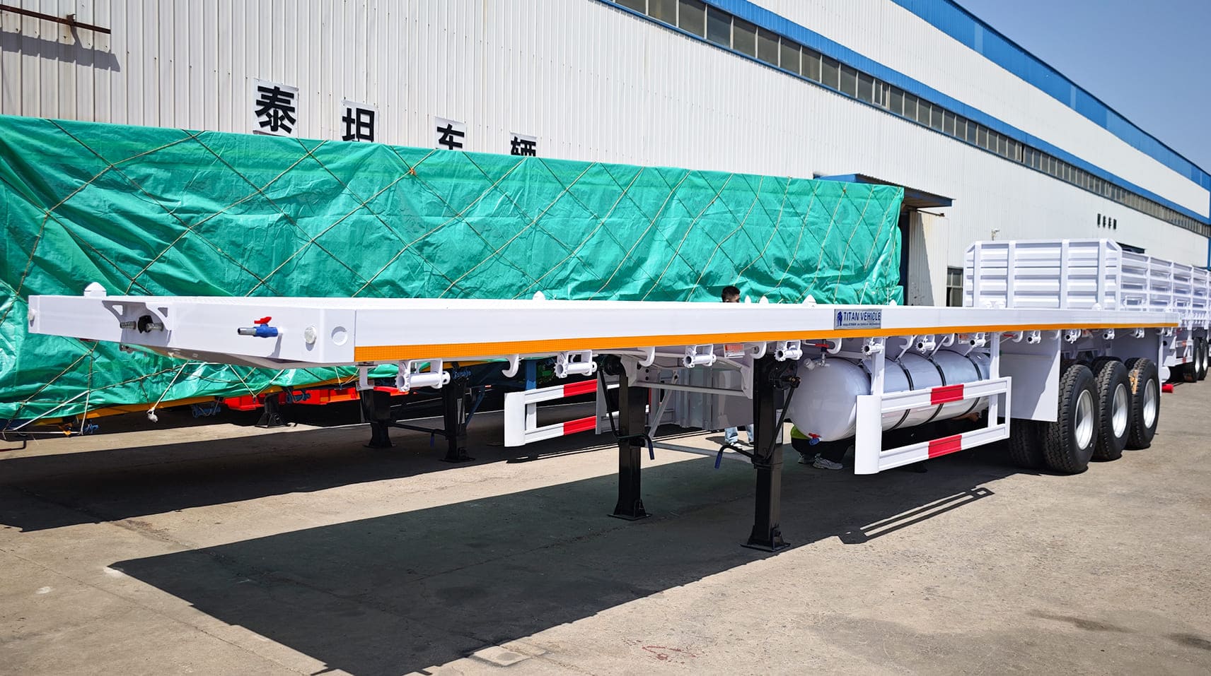 Flatbed Trailer for Sale Near Me | 40 Ft Flatbed Trailer 3 Axle in Jamaica