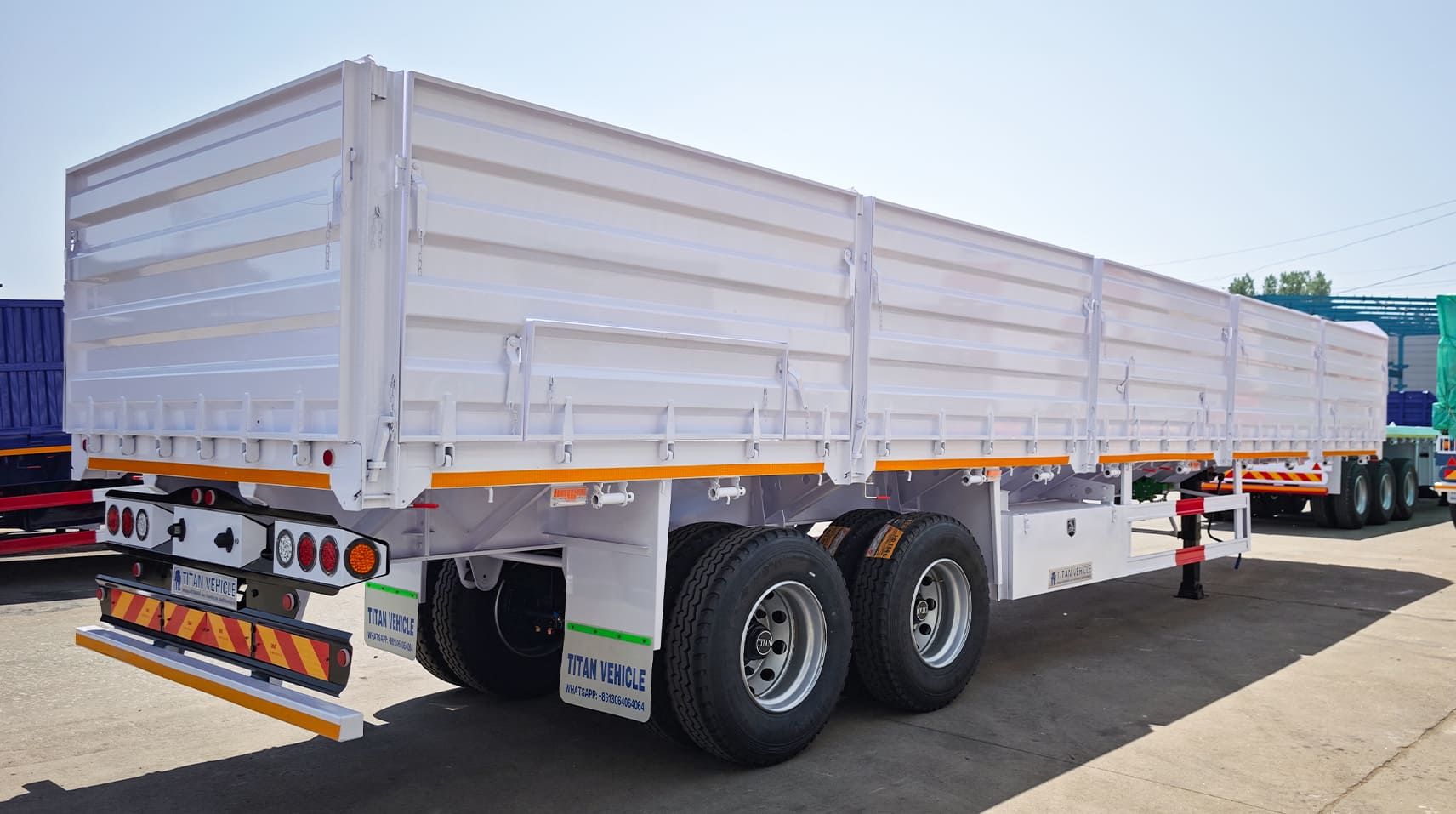 Side Wall Trailer | Flatbed Trailer with Long Side Walls for Sale in Congo