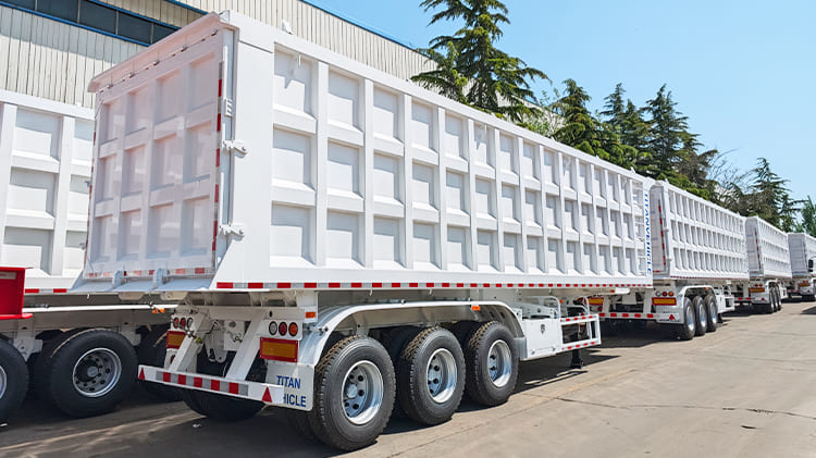 3 Axle Semi Tipper Trailer