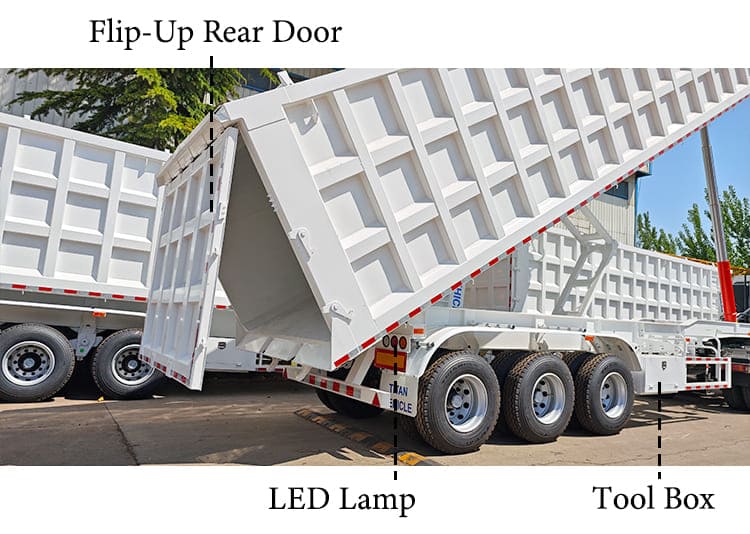 3 Axle Semi Tipper Trailer for Sale Near Me in Mexico Acapulco