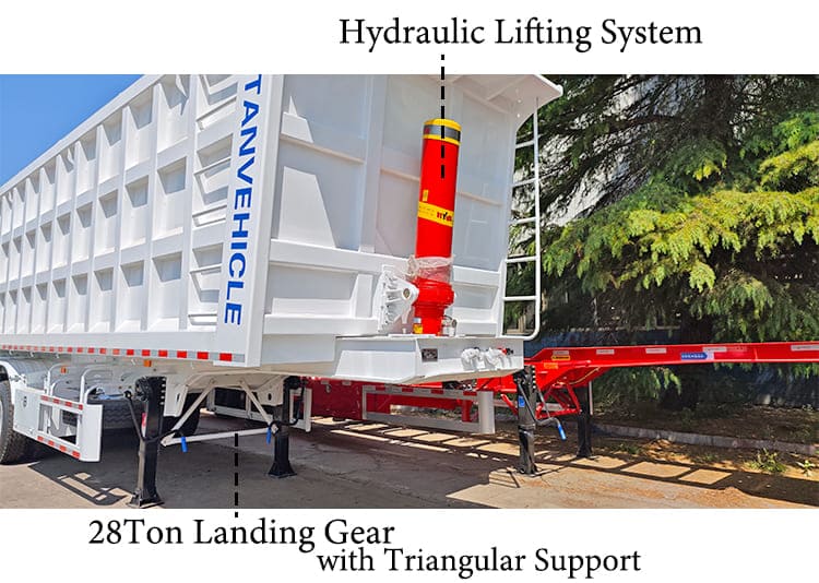 3 Axle Semi Tipper Trailer for Sale Near Me in Mexico Acapulco