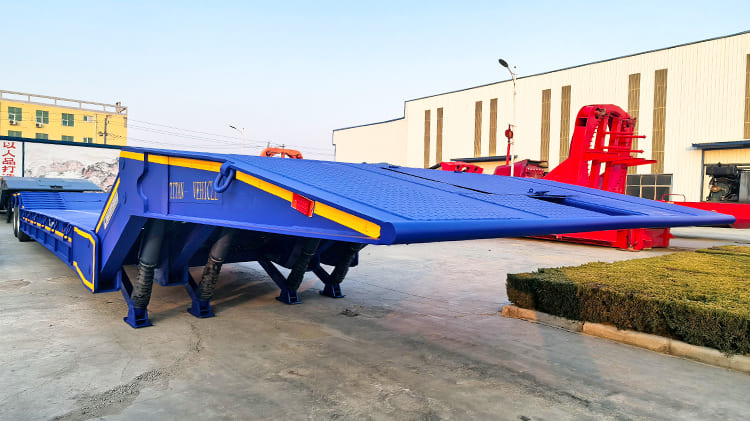 Folding Gooseneck Trailer for Sale in Burkina Faso | Folding Gooseneck Lowboy Trailers