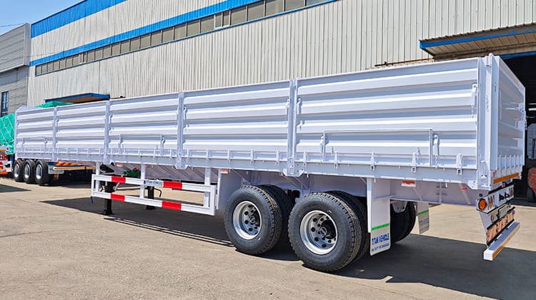 2 Axle Bulk Cargo Semi Trailer | Side Wall Flatbed Semi Trailer for Sale in Kenya