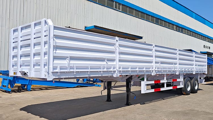 2 Axle Bulk Cargo Semi Trailer | Side Wall Flatbed Semi Trailer for Sale in Kenya