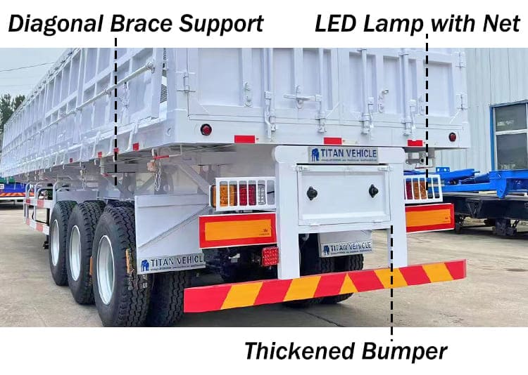 34 Ton Side Tipper Trailer for Sale in Freetown Sierra Leone