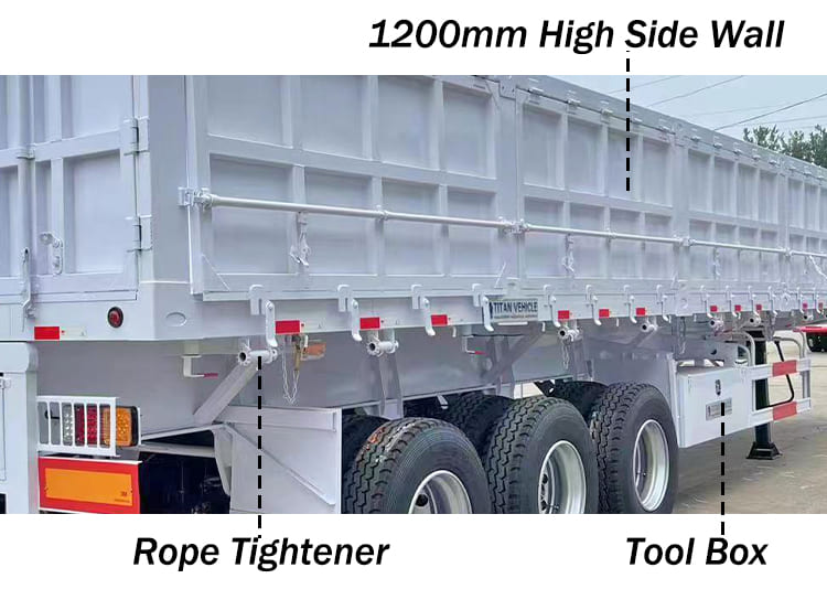 34 Ton Side Tipper Trailer for Sale in Freetown Sierra Leone