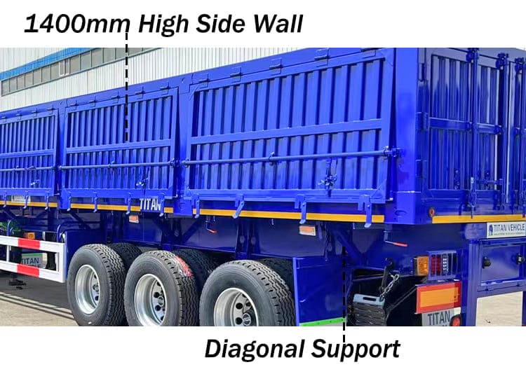 Side Dump Trailers for Sale Capacity in Tanzania Dodoma