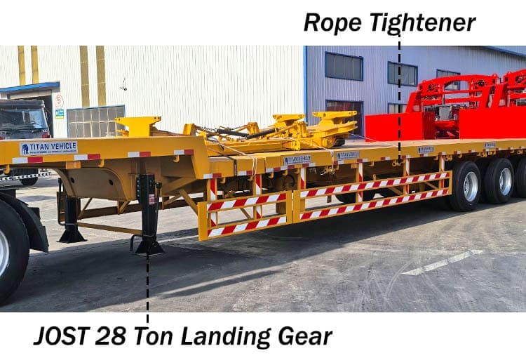 6 Axles 62 Meters Extendable Trailer for Sale in Argentina
