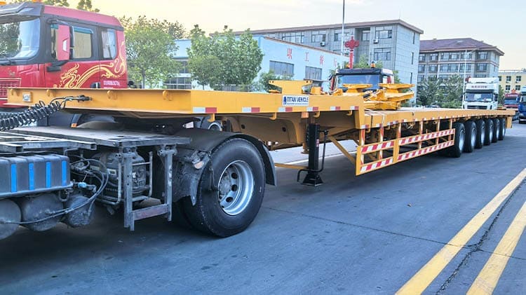 6 Axles 62 Meters Extendable Trailer for Sale in Argentina