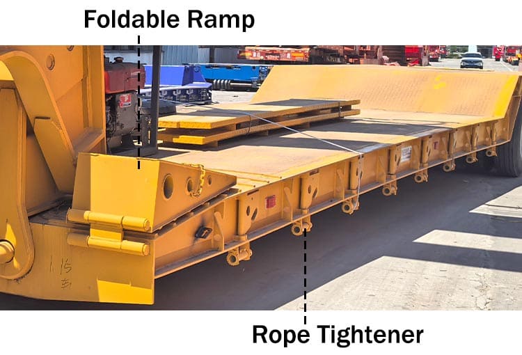 80 Ton Detachable Lowboy Trailers for Sale in Guyana Georgetown