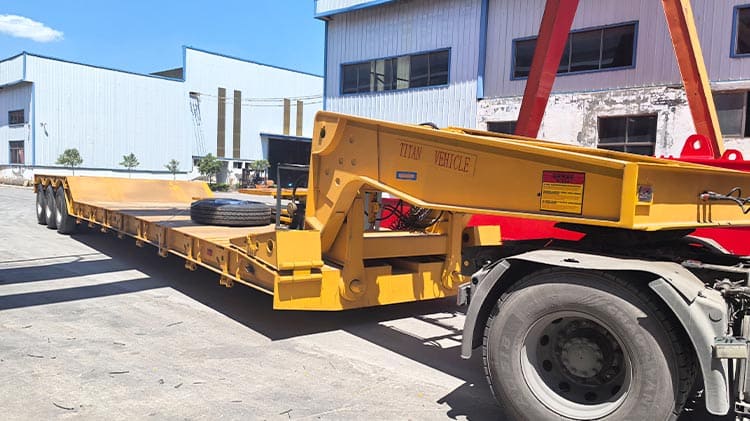 80 Ton Detachable Lowboy Trailers for Sale in Guyana Georgetown