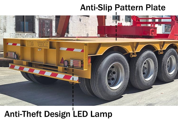 80 Ton Detachable Lowboy Trailers for Sale in Guyana Georgetown