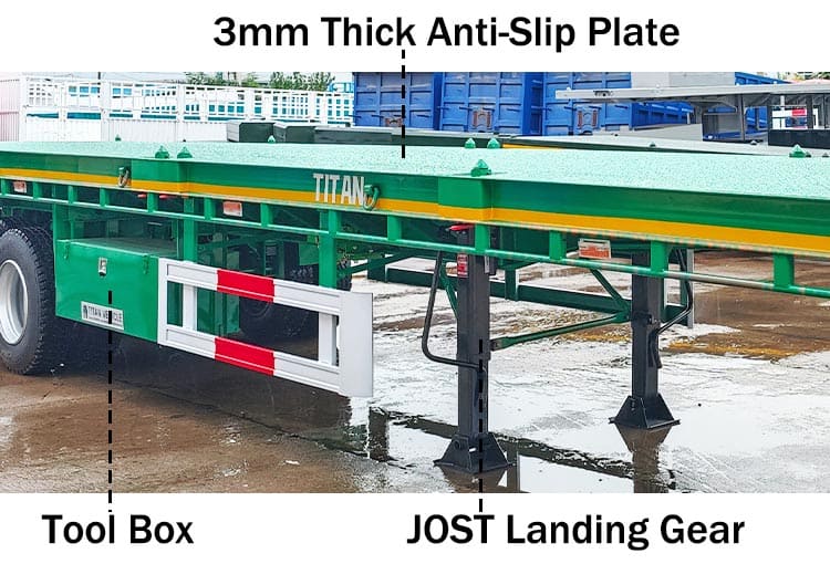 2025 New 3 Axle Flatbed Trailers for Sale Near Me in Jamaica